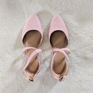 *New* Blush Pink Criss Cross Flats